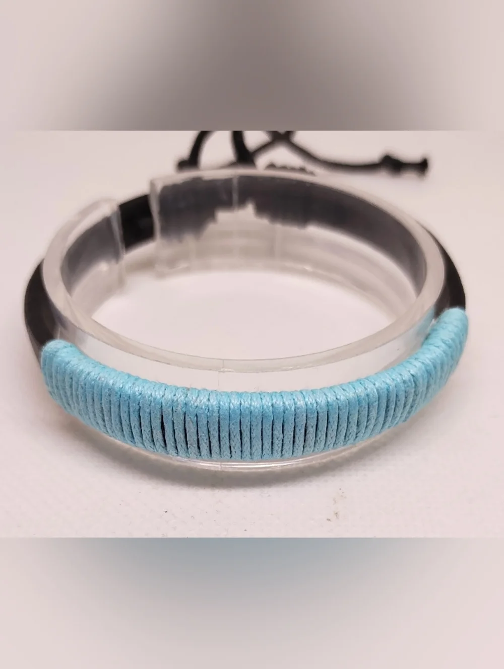 Men's Leather Bracelet Black Jewelry New‎ G6